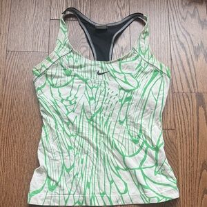 Nike Women's Abstract Green Tank Top